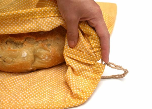 Ράψτε σακίδιο από πετσέτα τσαγιού DIY λινό σακιδίου