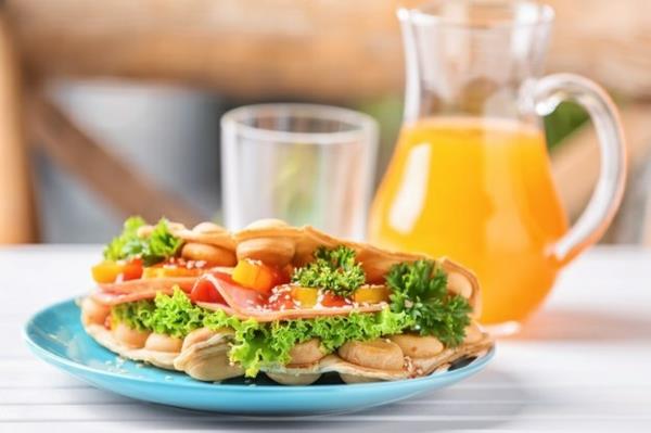 Bubble Waffles Πώς να φτιάξετε αλμυρή συνταγή βάφλας