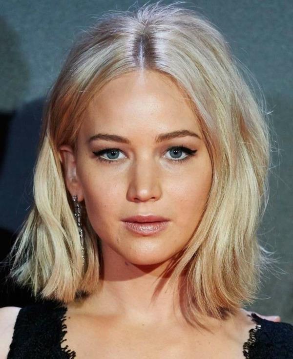 Bob Hairstyle Clebrities Jennifer Lawrence