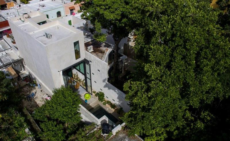 Casa Desnuda Merida Mexico Σύγχρονα σπίτια χτίζουν αρχιτεκτονικά σπίτια Πρόσοψη σπιτιού
