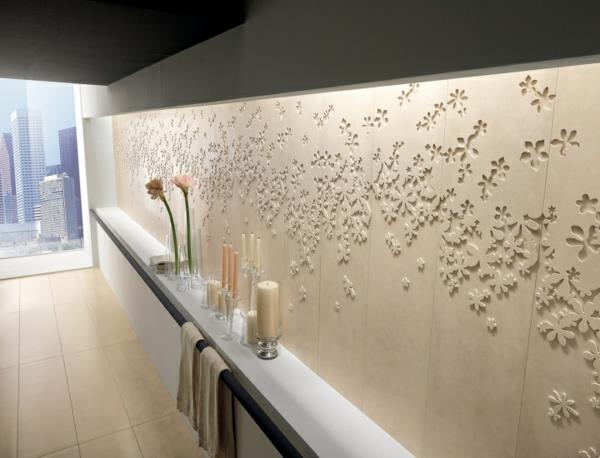 μοτίβο λουλούδια πλακάκια τοίχου la fabbrica Ιταλικά πλακάκια