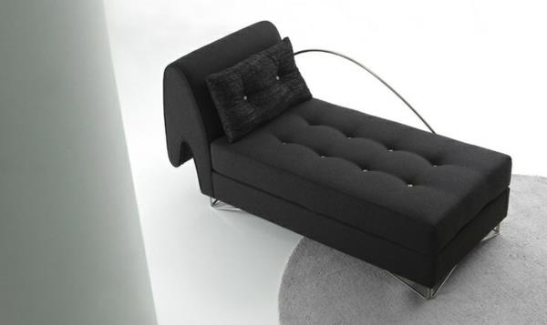 Καναπές πολυθρόνας με υπέροχα έπιπλα μαύρα με κουμπιά