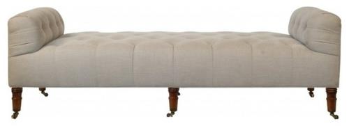 Καρεκλάκι και καναπές -κρεβάτι, ταπετσαρία από ξύλινο σκελετό