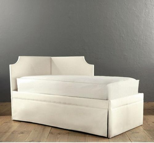 Κλασικό ξαπλώστρα και καναπές -κρεβάτι χωρίς πλάτες πλάτης