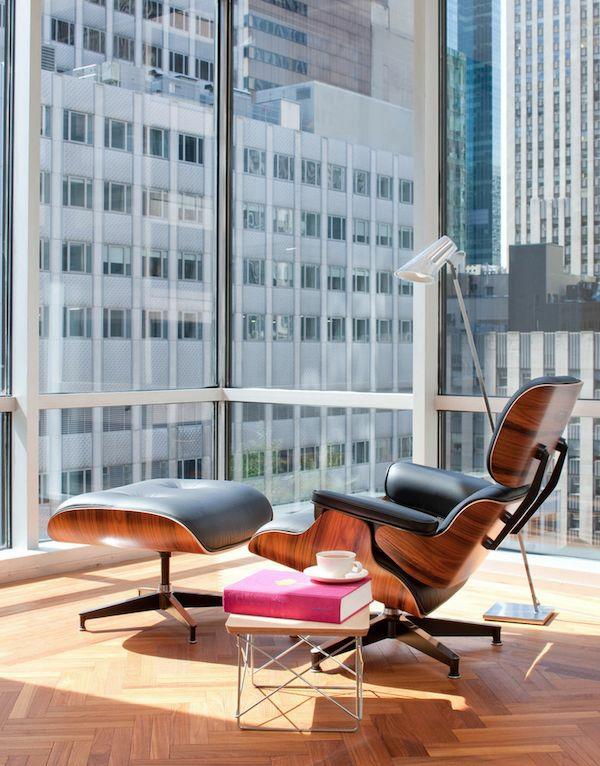 Charles Eames Lounge Chair σχεδιαστική πολυθρόνα πολυθρόνας