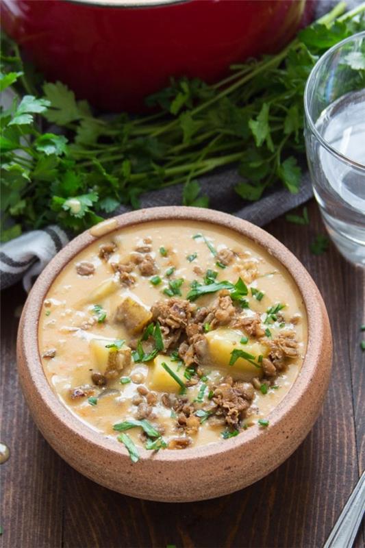 Cheeseburger Soup - νόστιμη και υγιεινή συνταγή για λάτρεις του γρήγορου φαγητού vegan σούπα χάμπουργκερ