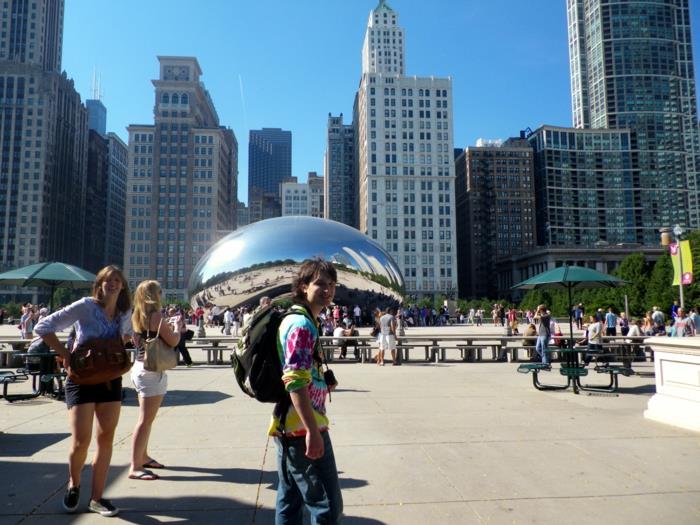 Μπιενάλε αρχιτεκτονικής ορόσημων Cloud Gate Σικάγο 2015