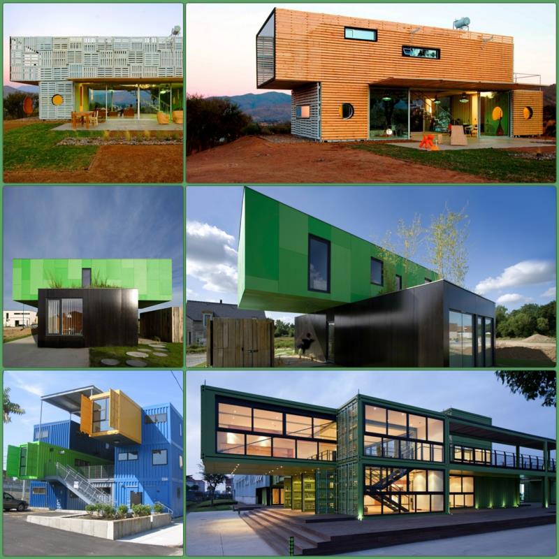 Αρχιτεκτονική εμπορευματοκιβωτίων αξιόλογα σπίτια δοχείων από δοχεία