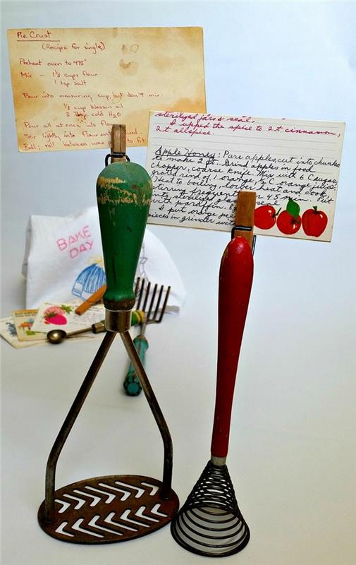 ανακύκλωση ιδεών σκεύη κουζίνας δημιουργούν νέα από παλιά Cool ιδέες χειροτεχνίας DIY χειροτεχνικές ιδέες παλιά αντικείμενα κουζίνας κάτοχος σημειώσεων