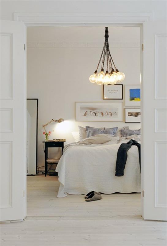 Δροσερό-φωτιστικό-διακόσμηση-ιδέα-λευκό-υπνοδωμάτιο