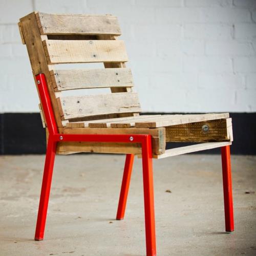 ιδέες για μπερδέματα πλάτη καρέκλας πλάτη Δροσερά έπιπλα από παλέτες ευρώ DIY