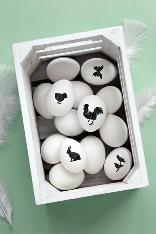 Φτιάξτε δροσερά πασχαλινά αυγά και βάψτε κοτόπουλο κόκορα