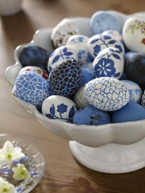 Φτιάξτε και βάψτε μπλε το πασχαλινό αυγό