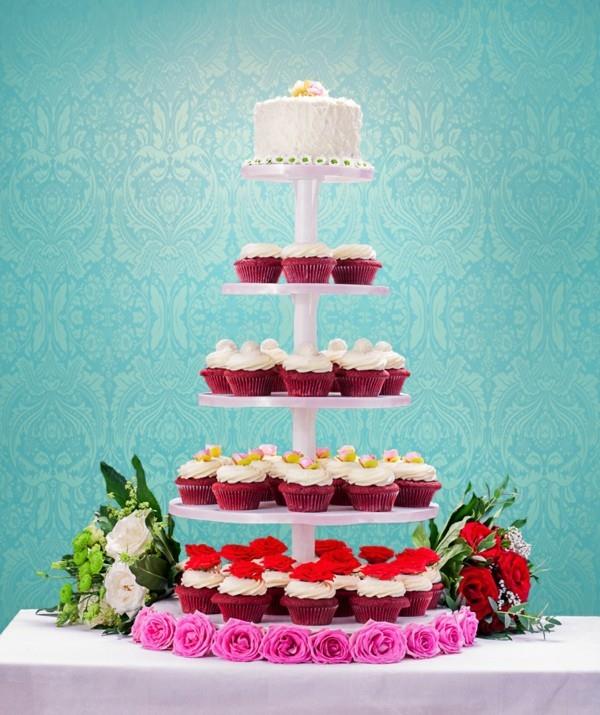 Γαμήλια βάση για τούρτα cupcake