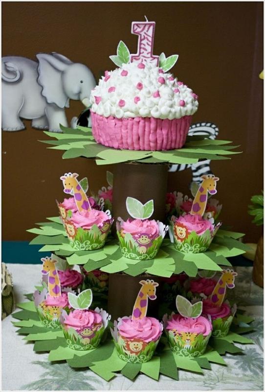 Cupcake cake stand γενέθλια του παιδιού
