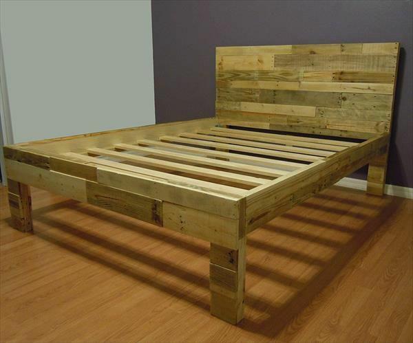 DIY κρεβάτια από ξύλινες παλέτες που περισσεύουν