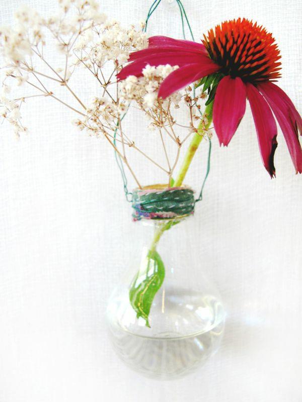 DIY διακοσμητικοί λαμπτήρες μεγάλα λουλούδια