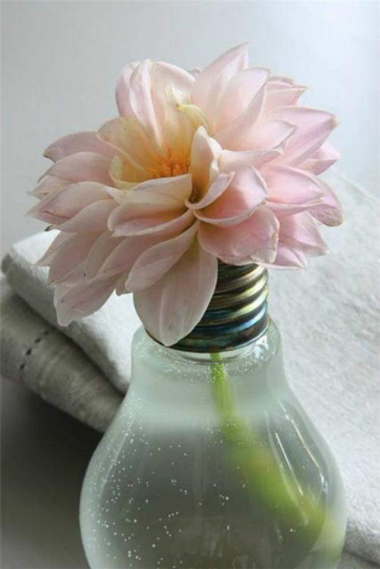 DIY διακόσμηση χαριτωμένα λαμπάκια λουλούδια νερού