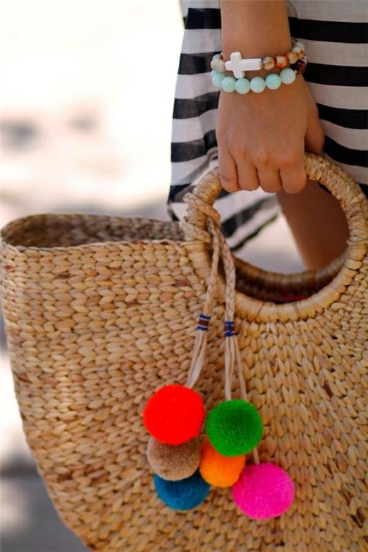 DIY διακόσμηση για μια καλοκαιρινή τσάντα