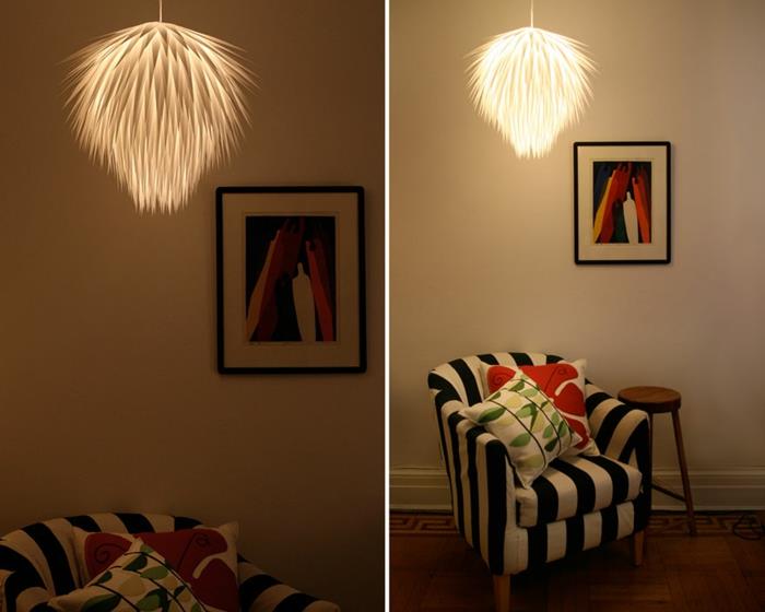 DIY LAMPS φτιάξτε μόνοι σας αφράτες λάμπες diy αμπαζούρ