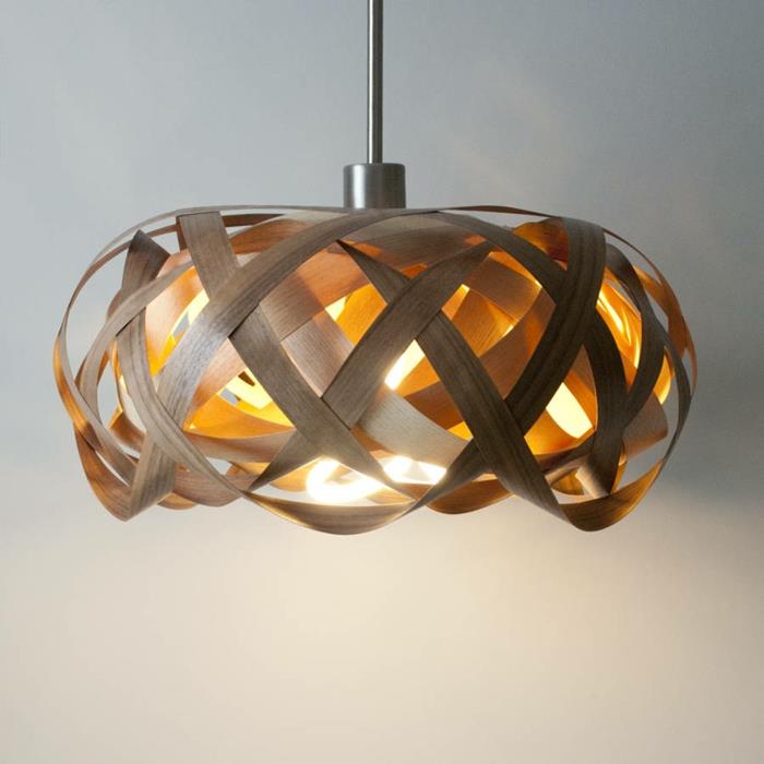 DIY LAMPS φτιάξτε μόνοι σας λάμπα DIY αμπαζούρ φτιάξτε μόνοι σας ξύλο φωλιάς πουλιών