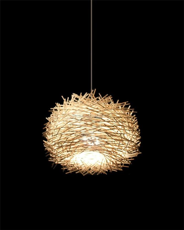 DIY λαμπτήρες DIY LAMPS φτιάξτε μόνοι σας λαμπτήρες diy αμπαζούρες κάνουν μπαστούνι φωλιάς πουλιών