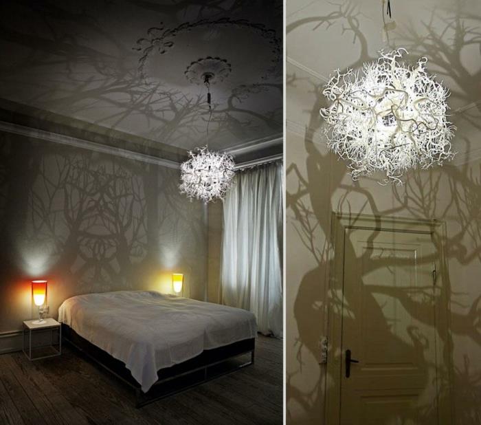 Φτιάξτε μόνοι σας LAMPS λαμπτήρες diy αμπαζούρ φτιάξτε τον εαυτό σας μαγικούς πολυέλαιους δάσους