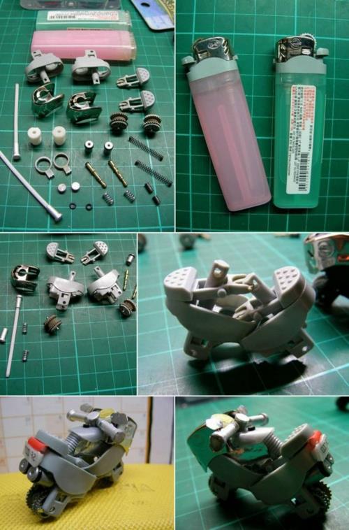 DIY έργα από υφασμάτινα ελαφρύτερα ποδήλατα