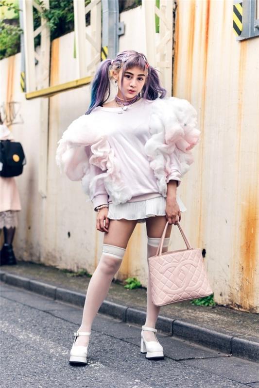 Γυναικείες τάσεις τρέχουσα μόδα Τόκιο Εβδομάδα μόδας τάσεις μόδας δρόμου