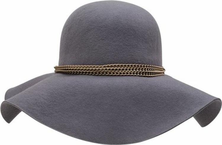 Γυναικείο καπέλο τσόχα καπέλο γκρι Κυρίες συμβουλές μόδας και στυλ