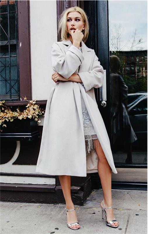 Γυναικείο παλτό χειμερινό λευκό oversize παλτό χειμερινές γυναικείες μόδες