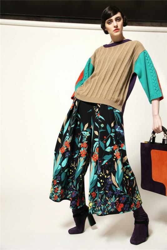Γυναικεία πουλόβερ πολύχρωμα κοντομάνικα πλεκτά