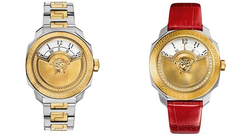 Γυναικεία ρολόγια χρυσό κομψό σχέδιο κόκκινο δερμάτινο λουράκι ρολογιού