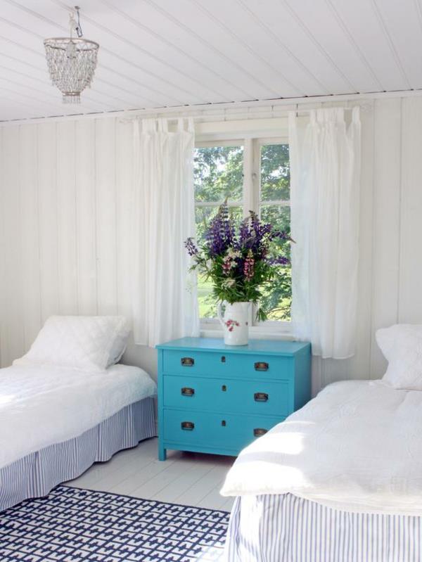 φθηνή επίπλωση μπλε σαλονιού μονό κρεβάτια υπνοδωμάτια