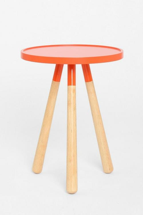 Ιδέες διακόσμησης και έπιπλα για παιδικό σκαμπό πορτοκαλί κάθισμα στρογγυλό