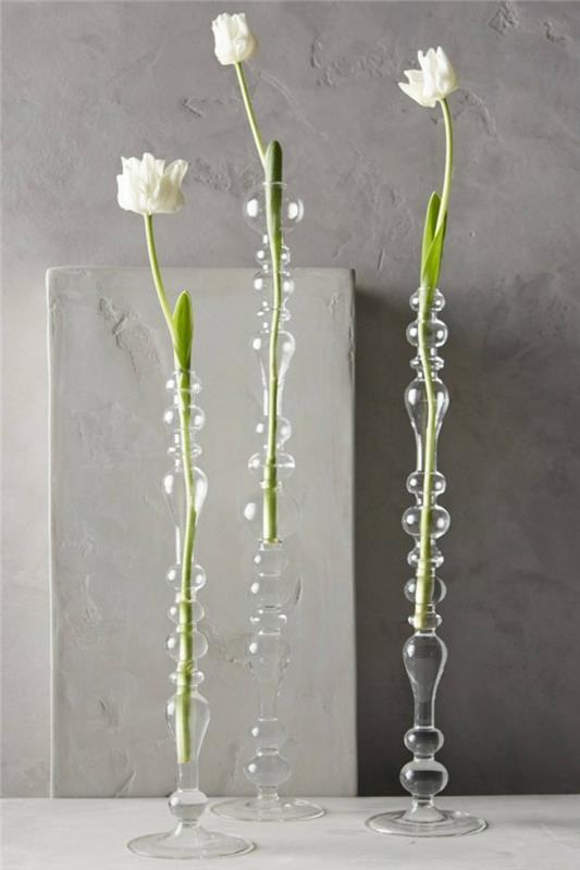 Διακοσμητικό βάζο λουλουδιών δημιουργικά διακοσμητικά αντικείμενα αξεσουάρ σπιτιού γυάλινα βάζα σχεδιασμός