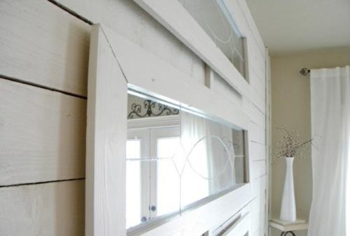 Ιδέες διακόσμησης για DIY κάδρα καθρέφτη τοίχου λευκό ξύλο