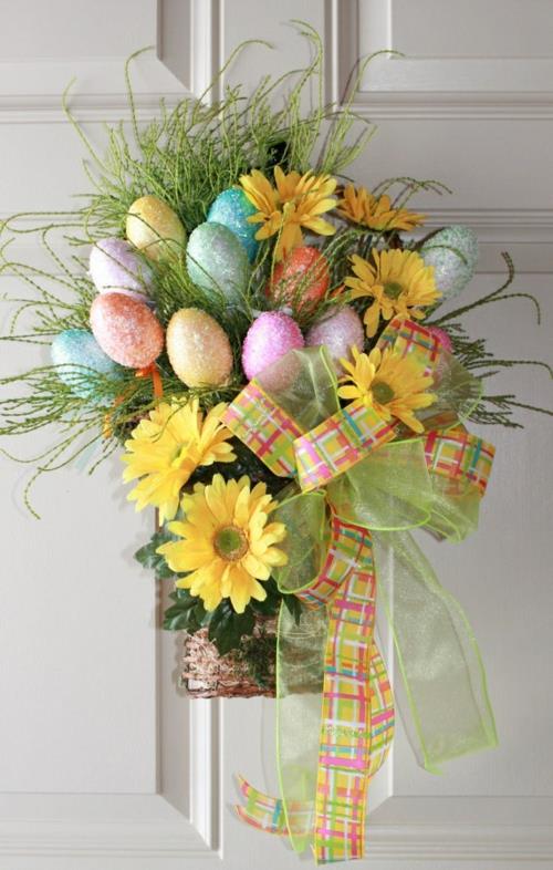 Ιδέες διακόσμησης Πασχαλινή διακόσμηση Πασχαλινά αυγά λουλούδια