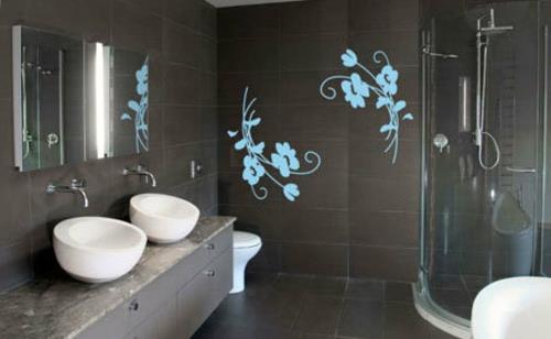 Ιδέες διακόσμησης για αυτοκόλλητα τοίχου μπάνιου