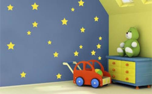 Διακόσμηση για αυτοκόλλητα τοίχου παιδικό δωμάτιο αστέρι ουρανό