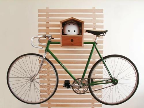 Αποθηκεύστε σωστά το ποδήλατο στο σπίτι χρησιμοποιώντας ξύλινες παλέτες