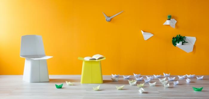 Έπιπλα σχεδιαστών τσάντες τοίχου origami