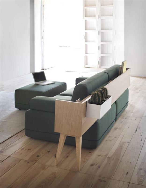Έπιπλα σχεδιαστών σε απευθείας σύνδεση καναπές επίπλων σαλόνι σκούρο πράσινο