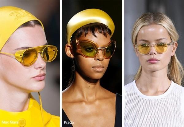 Σχέδια γυαλιά ηλίου 2019 τάσεις γυαλιά ηλίου κίτρινα γυαλιά