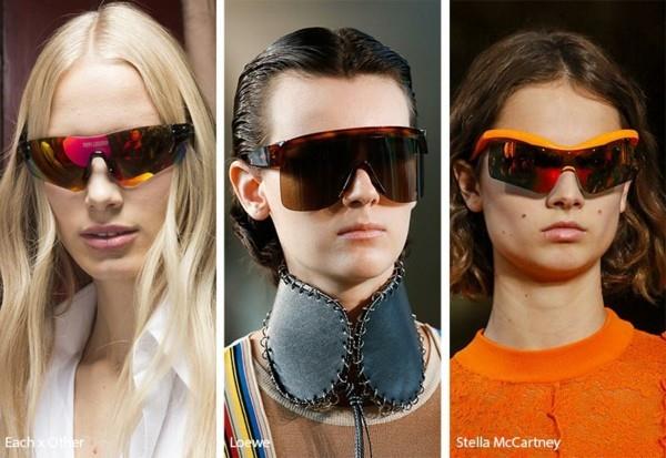 Designer Sunglasses Trends Spring Summer 2019 Shield Sunglasses