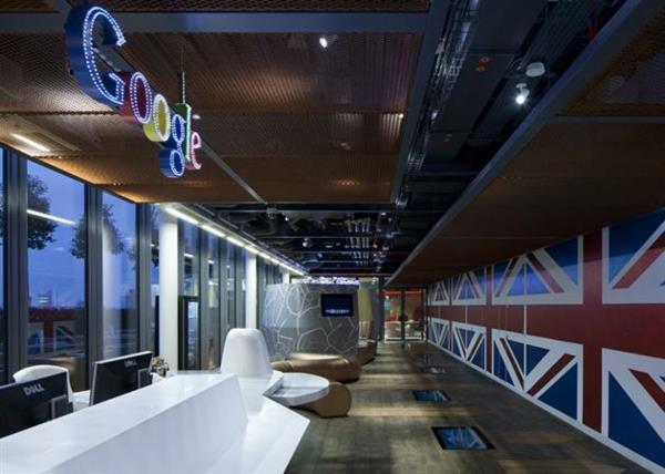 Τα κεντρικά γραφεία της Google στο Λονδίνο διακοσμητικά έπιπλα