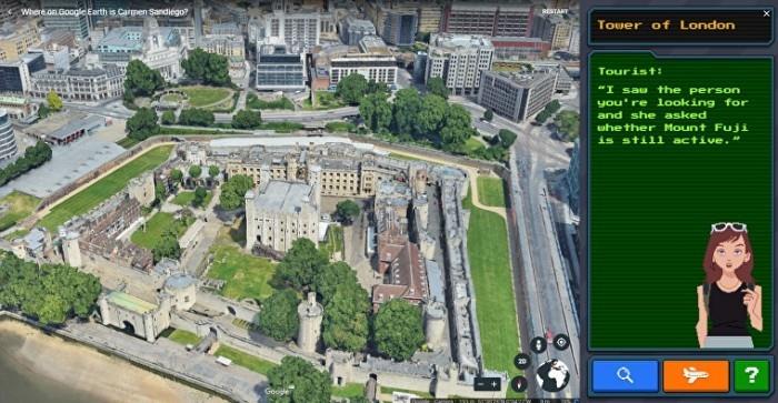 Το καλύτερο μίνι παιχνίδι Google Easter Eggs στο google earth