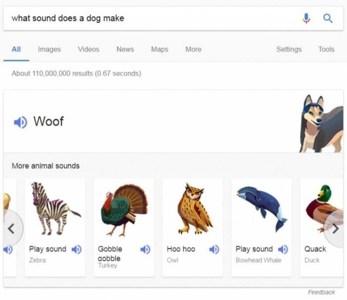 Οι καλύτεροι ήχοι ζώων Google Easter Eggs για παιδιά