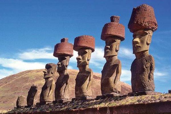 καπέλο της Χιλής Οι εκπληκτικές πέτρες του νησιού του Πάσχα