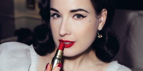 Dita von Teese τέλεια εμφάνιση, τέλειο μακιγιάζ